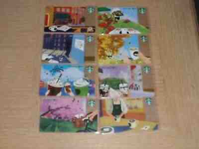 Starbucks China 8 different new collectible gift cards - Sold on eBay Sep 08, 2021 for $8.99