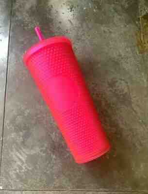 Starbucks Fall 2021 Neon Pink Cup Studded Tumbler FLASH SALE!!! - Sold on eBay Sep 18, 2021 for $29.97