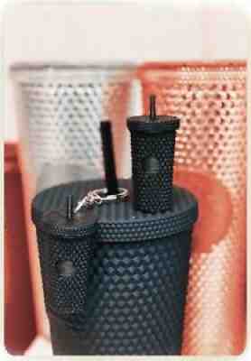Starbucks black studded tumbler/cup Keychain coffee - Sold on eBay Sep 17, 2021 for $8.00