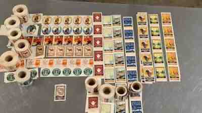 Starbucks Coffee Sticker HUGE Lot of over 1700 Stamps Stickers Blends from 2001 - Sold on eBay Aug 02, 2021 for $152.00