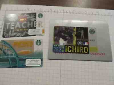 Starbucks advertising memorabilia 3 Teacher Portland Ichiro #11 - Sold on eBay Aug 22, 2021 for $8.47