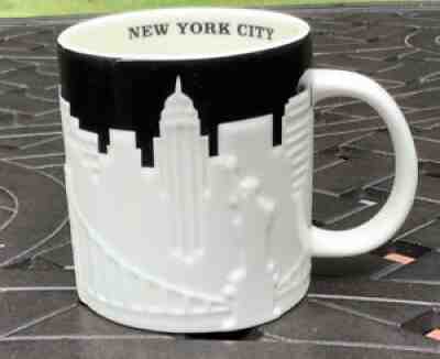 Starbucks Relief Collector Series Mug New York City Skyline & Taxi Cab 16 oz NEW - Sold on eBay Sep 16, 2021 for $29.99