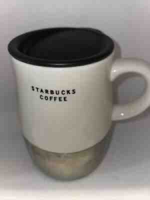 Starbucks 2004 Ceramic Stainless Steel Urban Desk Coffee Mug Cup With Lid 14 oz - Sold on eBay Sep 17, 2021 for $15.99