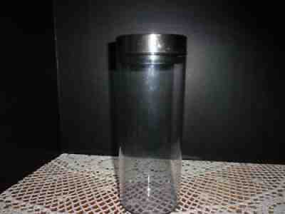 2010 Starbucks Clear Plastic Mermaid Logo Lid Coffee Bean Canister 10.5" - Sold on eBay Jul 19, 2021 for $17.00