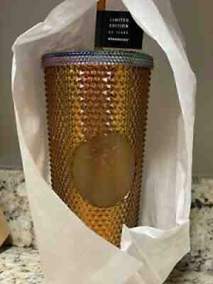 Starbucks Honeycomb Copper Dichroic Bling 2021 Limited edition 24oz. - Sold on eBay Jul 13, 2021 for $29.00