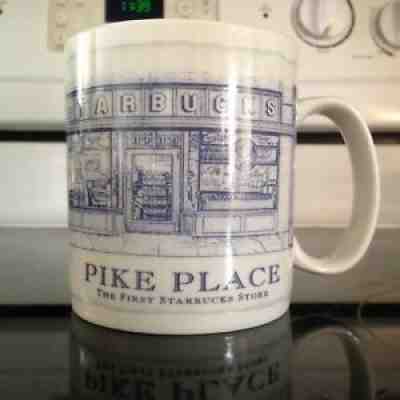 Starbucks 2007 Pike Place Coffee Mug Seattle Architecture Series 18 oz - Sold on eBay Aug 27, 2021 for $14.99