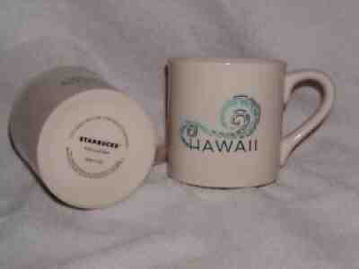 Starbucks 2013 ~ Pair of Mugs ~ 14oz ~ Hawaiian Wave Used - Sold on eBay Sep 11, 2021 for $5.99