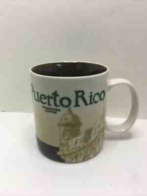 Starbucks Mug Puerto Rico 473 ml 16 oz Brown Green and Off White 2015 - Sold on eBay Jul 31, 2021 for $14.99