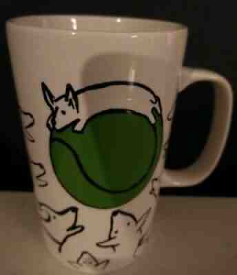 Starbucks Coffee Tall Mug Cup 2015 Dog Ball White Green 16 oz Dog Lover Collect - Sold on eBay Aug 16, 2021 for $15.00