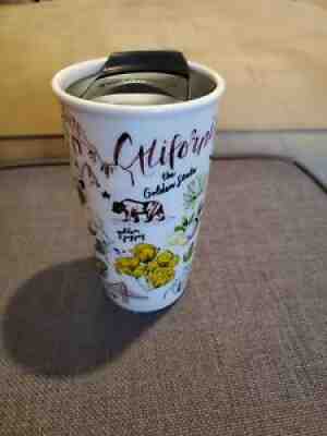 Starbucks California The Golden State Travel Tumbler Cup 10 Oz 2016 Ceramic Mug - Sold on eBay Jul 03, 2021 for $12.00