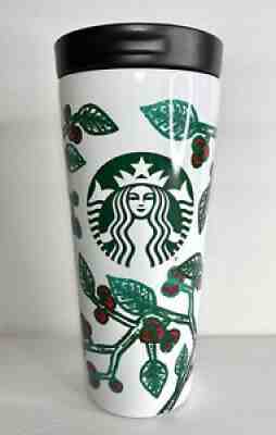 Starbucks Insulated 16oz Travel Mug Tumbler Holiday Christmas Holly 2016 2017 - Sold on eBay Jul 22, 2021 for $8.00