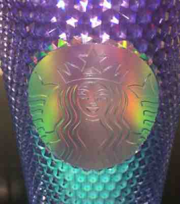 NWT Starbucks Blue Purple Ombre Studded Cold Cup Tumbler 16oz Summer 2021 Grande - Sold on eBay Jul 04, 2021 for $34.00