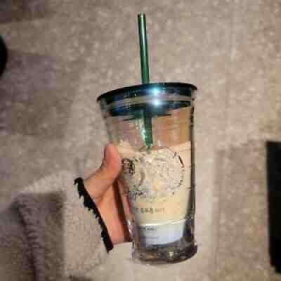 Starbucks korea 2021 Aurora glass coldcup 473ml - Sold on eBay Aug 01, 2021 for $44.99