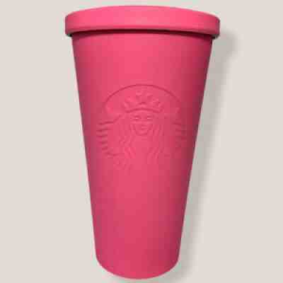 Starbucks Siren Hot Pink Matte 16oz 2014 Tumbler No Straw Rare Collectible - Sold on eBay Sep 02, 2021 for $79.99