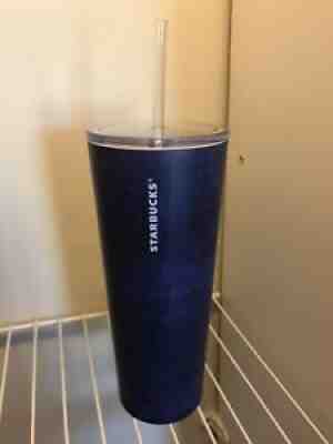 Rare Starbucks Blue Purple Matte Stainless Steel Tumbler Coffee - Sold on eBay Aug 29, 2021 for $33.00