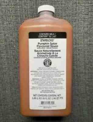 New Starbucks Pumpkin Spice Sauce 4x 63oz Bottles BBD 12/2021, pump not Included - Sold on eBay Aug 27, 2021 for $165.00