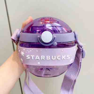 New 2021 China Starbucks Star Sky Round 14oz Cold Water Bottle Straw Cup - Sold on eBay Aug 23, 2021 for $127.99