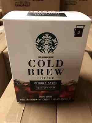 STARBUCKS COLD BREW COFFEE PITCHER PACKS Signature Black 6 Packs 3 Boxes 7/28/21 - Sold on eBay Aug 23, 2021 for $29.95