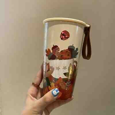 Starbucks Mid-Autumn Festival Forest Maple Leaf Yutu Stainless Steel Water Cup!! - Sold on eBay Sep 06, 2021 for $26.00