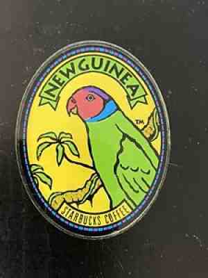 New Guinea Magnet Parrot Bird 2 Acrylic Refrigerator Fridge Starbucks Coffee - Sold on eBay Aug 09, 2021 for $7.99