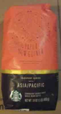 Starbucks Papua New Guinea Asia/Pacific Blonde Roast Whole Bean Coffee 1lb. f - Sold on eBay Jul 20, 2021 for $25.00
