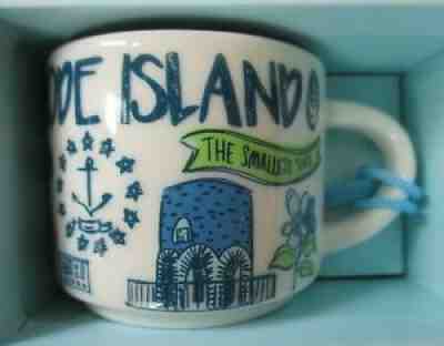 STARBUCKS COFFEE RHODE ISLAND BEEN THERE 2-OZ MINI MUG ORNAMENT - NEW - Sold on eBay Jun 21, 2021 for $24.99