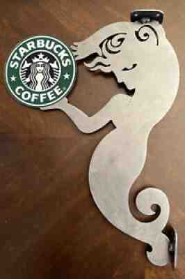 Starbucks Mermaid Sculpture Double Sided Sign - Sold on eBay Jul 08, 2021 for $51.00