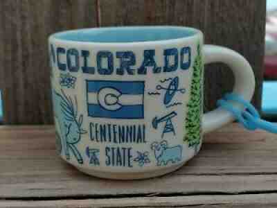 Starbucks Been There Series Demitasse Mug/Ornament - Colorado - 2 oz. BRAND NEW! - Sold on eBay Sep 15, 2021 for $23.49