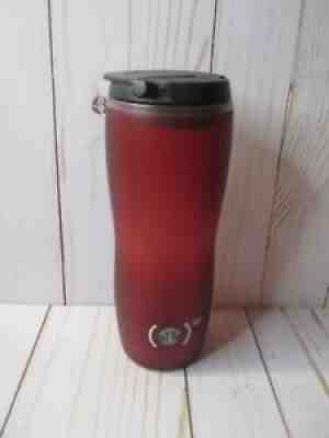 D5 Starbucks 2008 Product Red Rubber & Plastic Insulated Travel Mug 16oz - Sold on eBay Aug 17, 2021 for $16.24