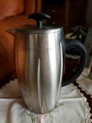 Starbucks Coffee Barista French Press Brushed Stainless Steel Insulated Pot 2003 - Sold on eBay Jul 03, 2021 for $16.99