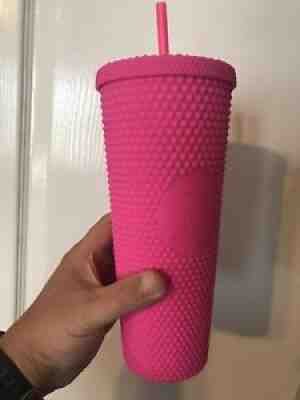 Starbucks 2021 Studded Tumbler, 24OZ/710ML - Matte Hot Pink Brand New - Sold on eBay Sep 17, 2021 for $39.99