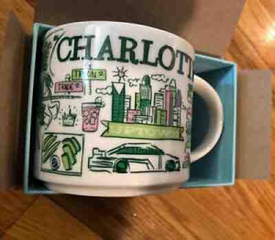 Been There Series Starbucks Coffee Mug Charlotte NC Uptown Marshall Park Cup Q - Sold on eBay Aug 07, 2021 for $39.99
