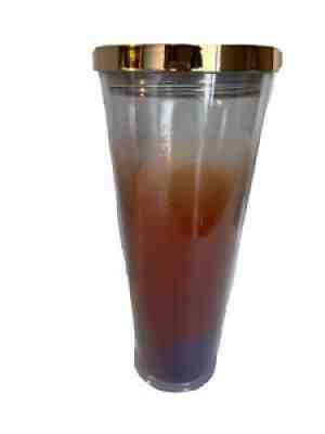 Starbucks 2014 Gradient Gold Lid Red Ombre Venti Cup Tumbler Pink Purple 24 Oz - Sold on eBay Aug 12, 2021 for $22.99