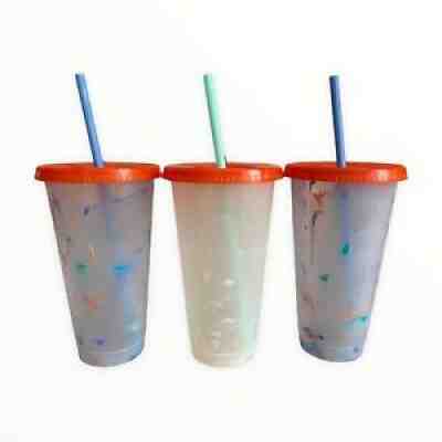 Starbucks Dupe Color Changing Summer 2021 Marble Swirl Cold Cup 5 pack No Logo - Sold on eBay Aug 27, 2021 for $6.00