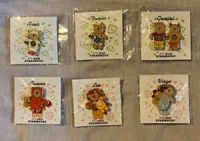 Starbucks 2018 Zodiac (Western) pins - set of 6 - NIP - - US Seller - Sold on eBay Aug 11, 2021 for $60.00