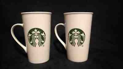 2015 Starbucks Tall Latte Mug White Green Siren Mermaid Logo 16OZ Coffee Ceramic - Sold on eBay Jul 02, 2021 for $12.00