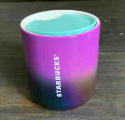 STARBUCKS Purple Metallic OmbrÃ© Ceramic Travel Mug- 8 oz With Lid - Sold on eBay Sep 17, 2021 for $9.99