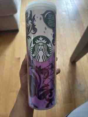 Starbucks Halloween 2021 Glow in the Dark Cup and Lid Purple Cat Web Spider New - Sold on eBay Sep 14, 2021 for $24.00