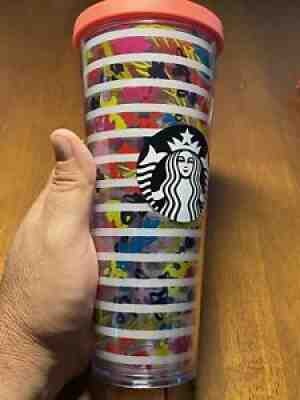 Starbucks acrylic cold tumbler new with lid and straw - Sold on eBay Jul 09, 2021 for $104.13