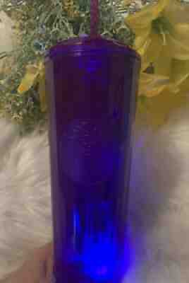 Starbucks Purple Dome Kaleidoscope Tumbler Cold Cup Lid Straw 24oz  - Sold on eBay Sep 16, 2021 for $15.50