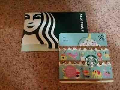 LIMITED! STARBUCKS Japan 25th Anniversary Die-Cut Gift Card w/Sleeve US Seller - Sold on eBay Aug 07, 2021 for $12.50