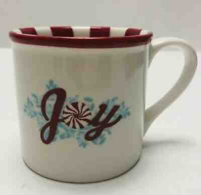 Starbucks 2007 Holiday Joy Red Candy Cane Striped Coffee Mug Tea Cup Hot 14fl oz - Sold on eBay Sep 08, 2021 for $14.99