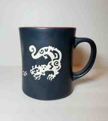 STARBUCKS 2011 Original KOMODO DRAGON Coffee Tea Cup Mug 16oz Matte Black