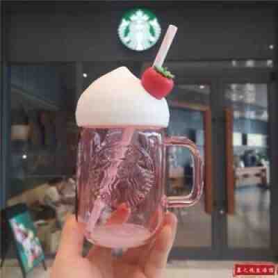 NEW Starbucks Strawberry Straw Cup w/ Sakura Topper Water Bottle Limited Edition - Sold on eBay Sep 17, 2021 for $37.50