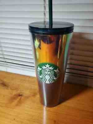 Starbucks Oil Slick Purple Gold Venti Tumbler Christmas 2020 - Sold on eBay Sep 15, 2021 for $20.00