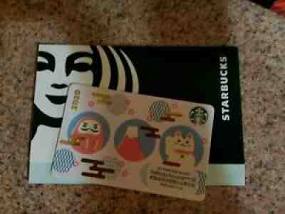 STARBUCKS Japan's 2020 Daruma Mt Fuji Gift Card w/New Japan Sleeve US Seller - Sold on eBay Jul 19, 2021 for $6.75