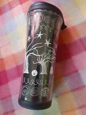 Starbucks 2007 Halloween Travel Mug Black And White Tree- Glows In The Dark - Sold on eBay Sep 18, 2021 for $15.88