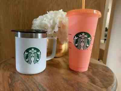 Starbucks Coloring Changing Tumbler And 12oz Coffee Stainless Steel Mug - Sold on eBay Aug 04, 2021 for $14.20