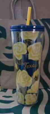 Starbucks Yellow Rose of Texas Tumbler Venti 24oz Collectible Cold Cup - Sold on eBay Sep 16, 2021 for $24.99