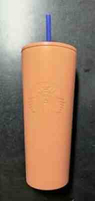 New Starbucks Summer 2020 Tropical Orange Coral Venti Tumbler Floral Palm Tree - Sold on eBay Jul 12, 2021 for $39.99